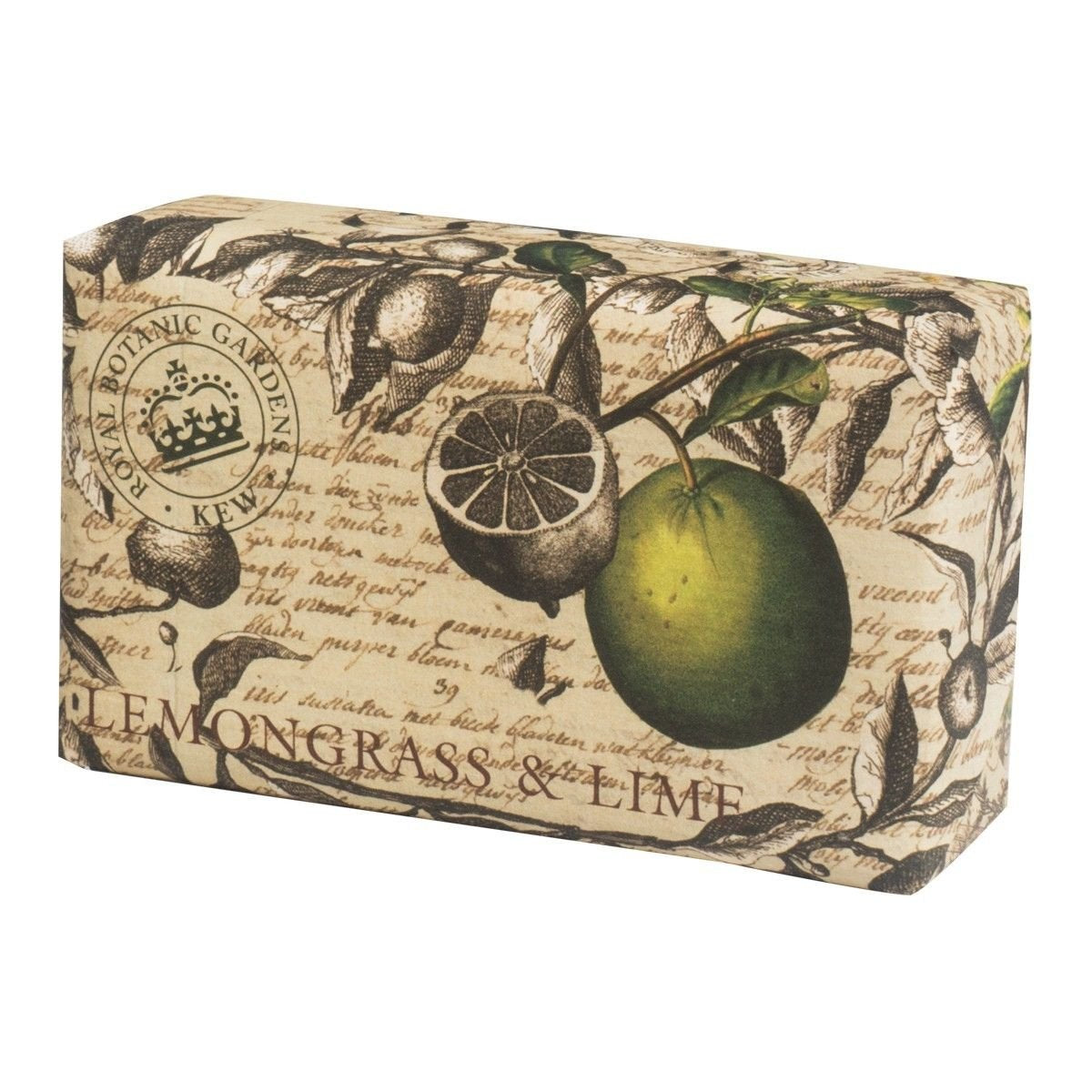 Royal Botanical Gardens, Kew Lemongrass & Lime Shea Butter Soap, 240g