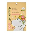 dearcloud Moomin' Clear Jewel Dew Essence Face Mask, Korean Sheet Mask - Allantoin, Niacinamide & Cica (3 Count)