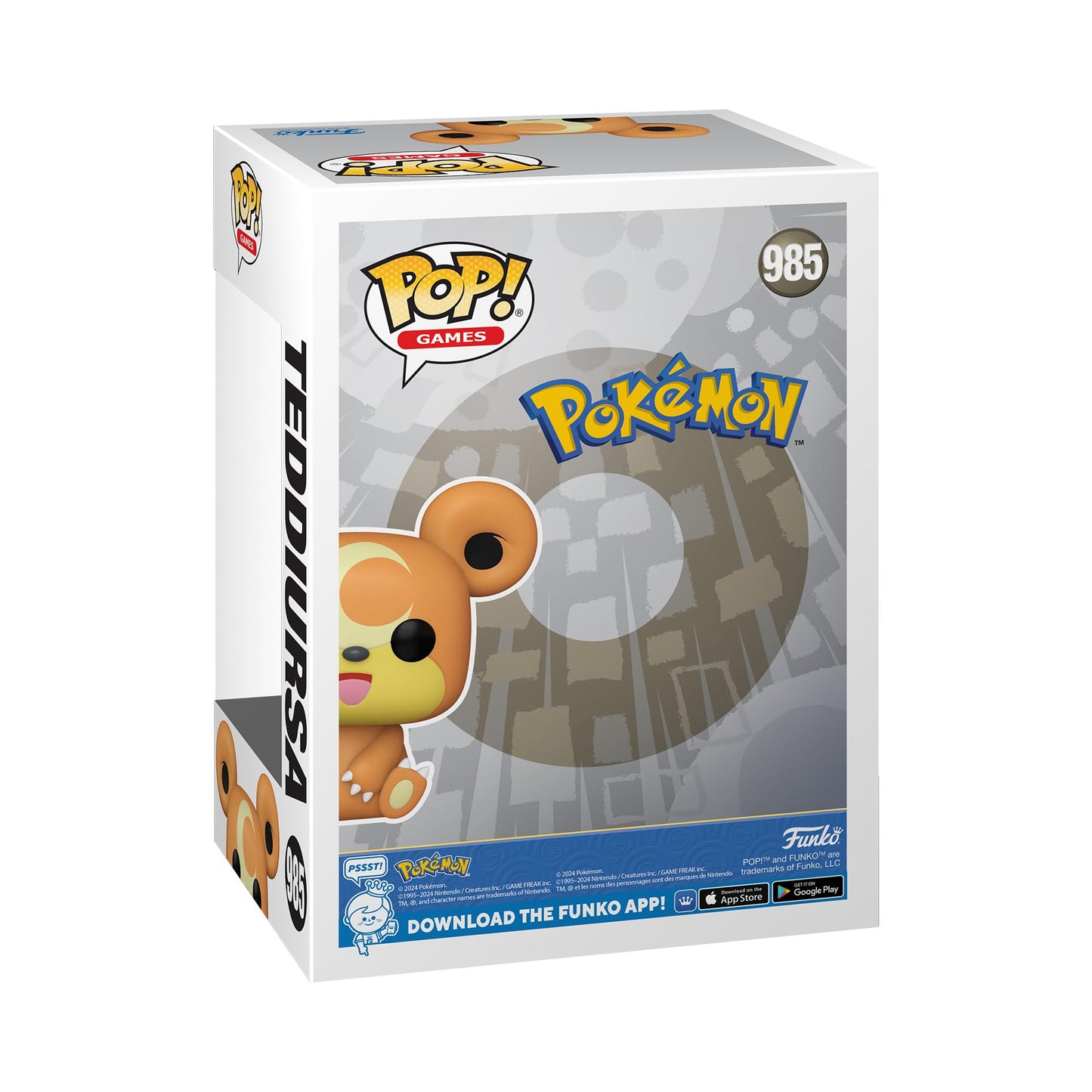 Funko Pop! Games: Pokemon - Teddiursa - Collectible Vinyl Figure - Gift Idea - Official Products - Toys for Children and Adults - Video Games Fans