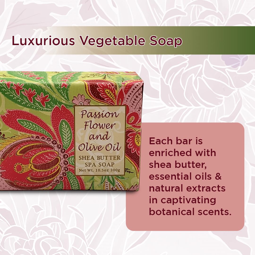 Greenwich Bay Trading Co. Botanic 10.5oz Soap, Passion Flower and Olive Oil
