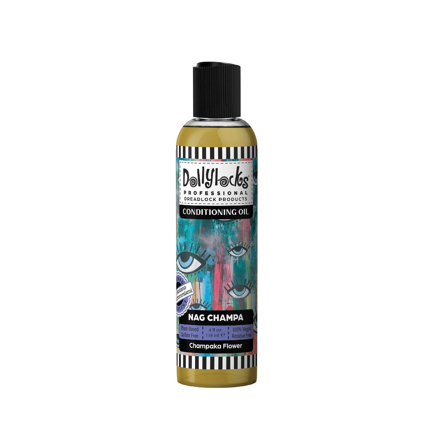 Dollylocks Conditioning Oil - Plant-Based & Residue-Free Moisturizing Scalp & Dreadlock Oil, pH Balanced, Vegan (Nag Champa Scent, 4oz)