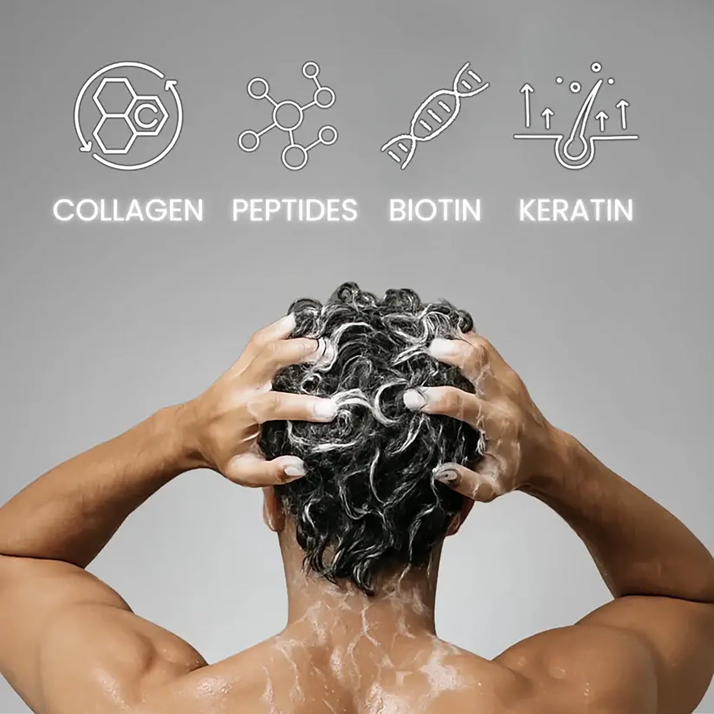 The Men Pen Peptide-Powered Shampoo & Conditioner Set for Men - Strengthening, Thickening Hair Care with Biotin, Keratin & Collagen - Tobacco Reserve