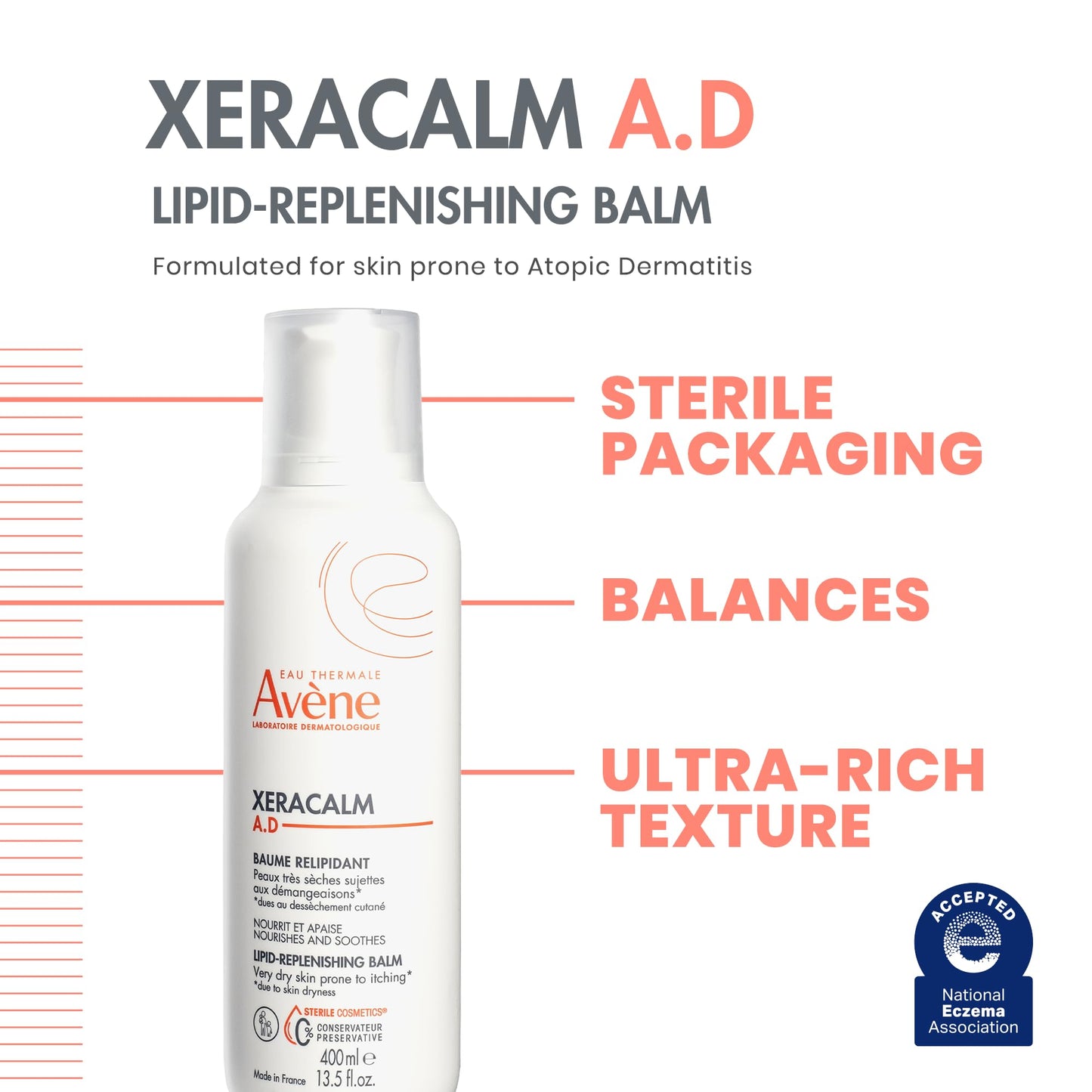 brand AV XeraCalm A.D Balm 200ml (OLD) Beauty and Personal Care Eau Thermale Avène