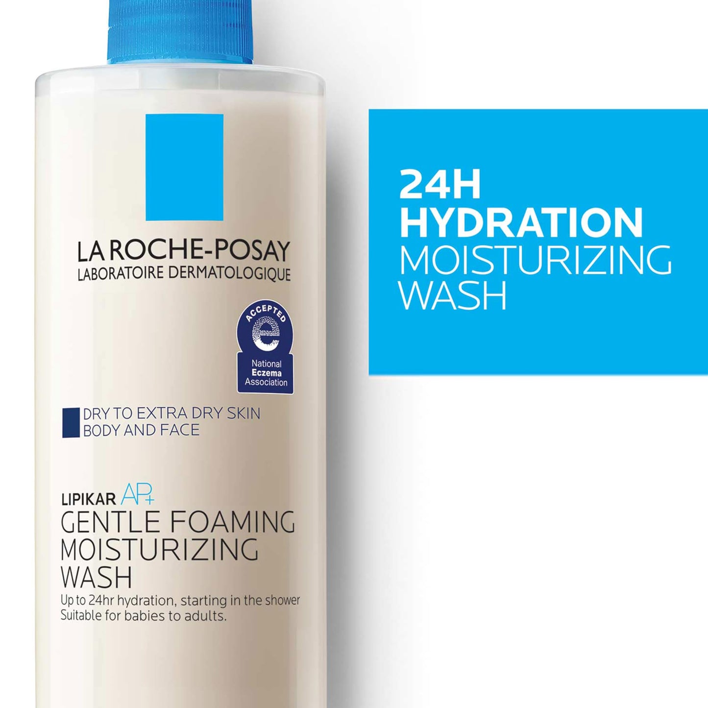 La Roche-Posay Lipikar AP+ Gentle Foaming Moisturizing Wash, Shea Butter + Niacinamide + Glycerin, Moisturizing Body Wash & Face Wash For Dry Skin Beauty and Personal Care La Roche-Posay