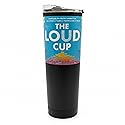 The LoudCup 23oz Reusable Water Bottle (Jet Black) | Sports Fan Cup, Football & Soccer Match Day Noise Maker, Travel Mug & Water Bottle - World’s…