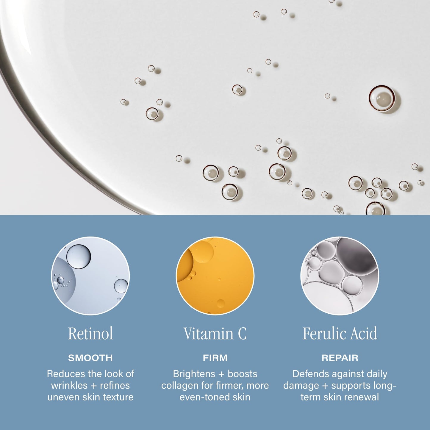 SKINN Deep Wrinkle Facial Serum, Intensive Age Reset - Anti Wrinkle Repair Skincare for Face - Hydrating & Plumping Anti Aging Serum Reduces Fine