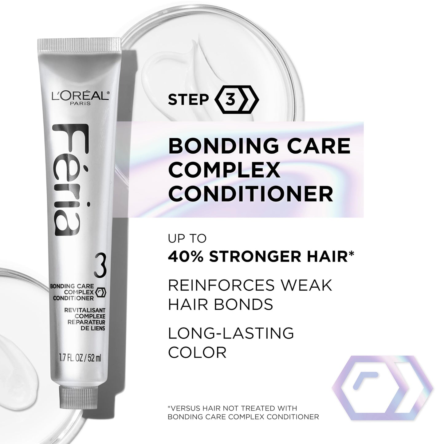 L’Oreal Paris Feria Toner, Long Lasting Anti-Brass Hair Toner for Brunettes, Vegan and Ammonia-Free Hair Care Formula, Iced Brunette, 1 Kit