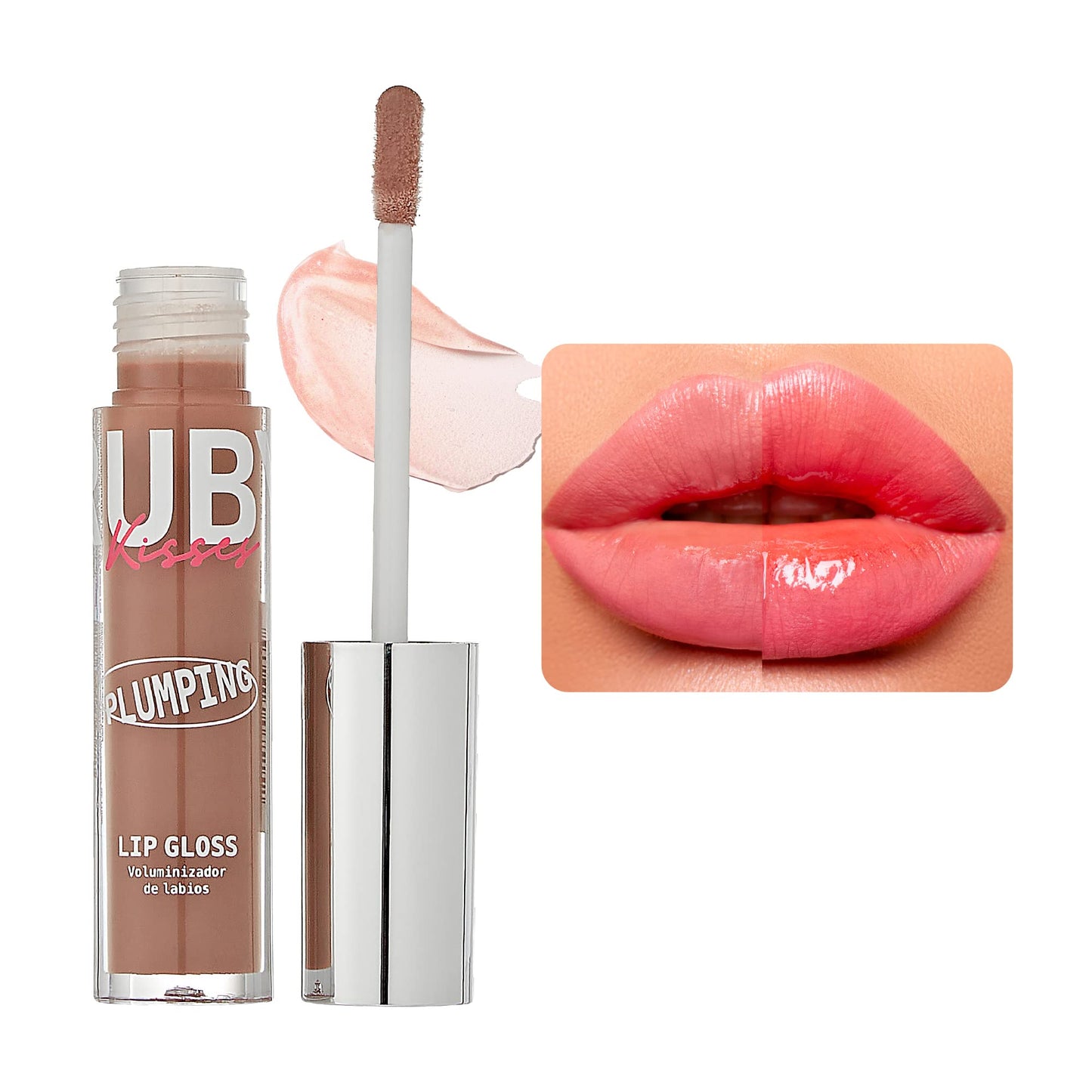 Ruby Kisses Hyaluronic Lip Gloss, High-Shine Volumizing Plumping Hydrating
