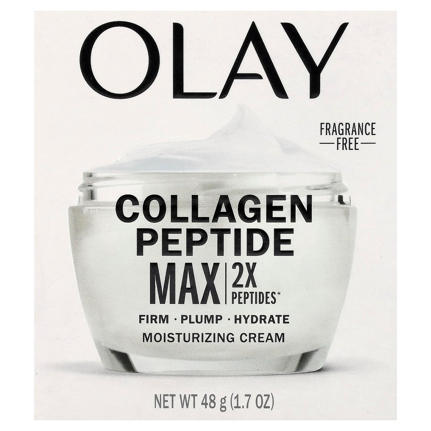 Olay Regenerist Collagen Peptide 24 MAX Face Moisturizer - Fragrance Free - 1.7oz