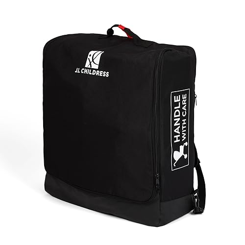 J.L. Childress Compact Travel Stroller Bag for Airplane - Fits Most Compact-Fold Single Baby Strollers, Compatible with UPPAbaby MINU, GB Pockit,…