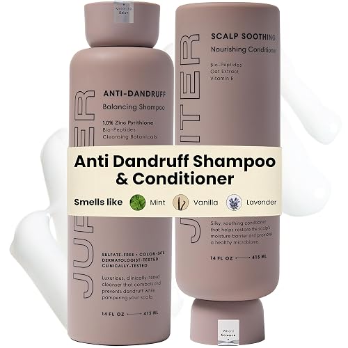 Jupiter Balancing Shampoo & Nourishing Conditioner for Men & Women - Clarifying Cleanse for Oily, Dry & Sensitive Scalp - Hydrates, Softens & Smooths