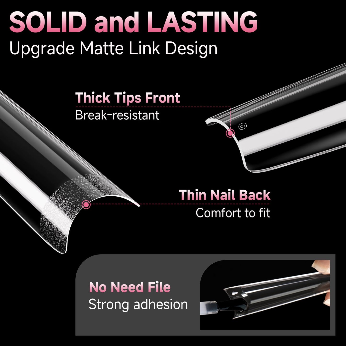 UNA GELLA Coffin Fake Nails Tips Extra Long 216 PCS XXL Coffin Acrylic Fake False Nails Tips Long Ballerina Nail Tips with Box for Nail Salons Beauty and Personal Care UNA GELLA