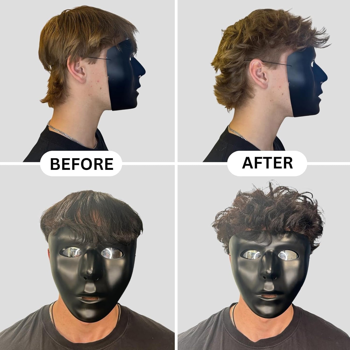 BlackMask Texture Powder for Men, Easy to Apply - Instantly Adds Texture & Volume, All-Natural Ingredients, Strong Hold, Hair Powder for Men (Pack