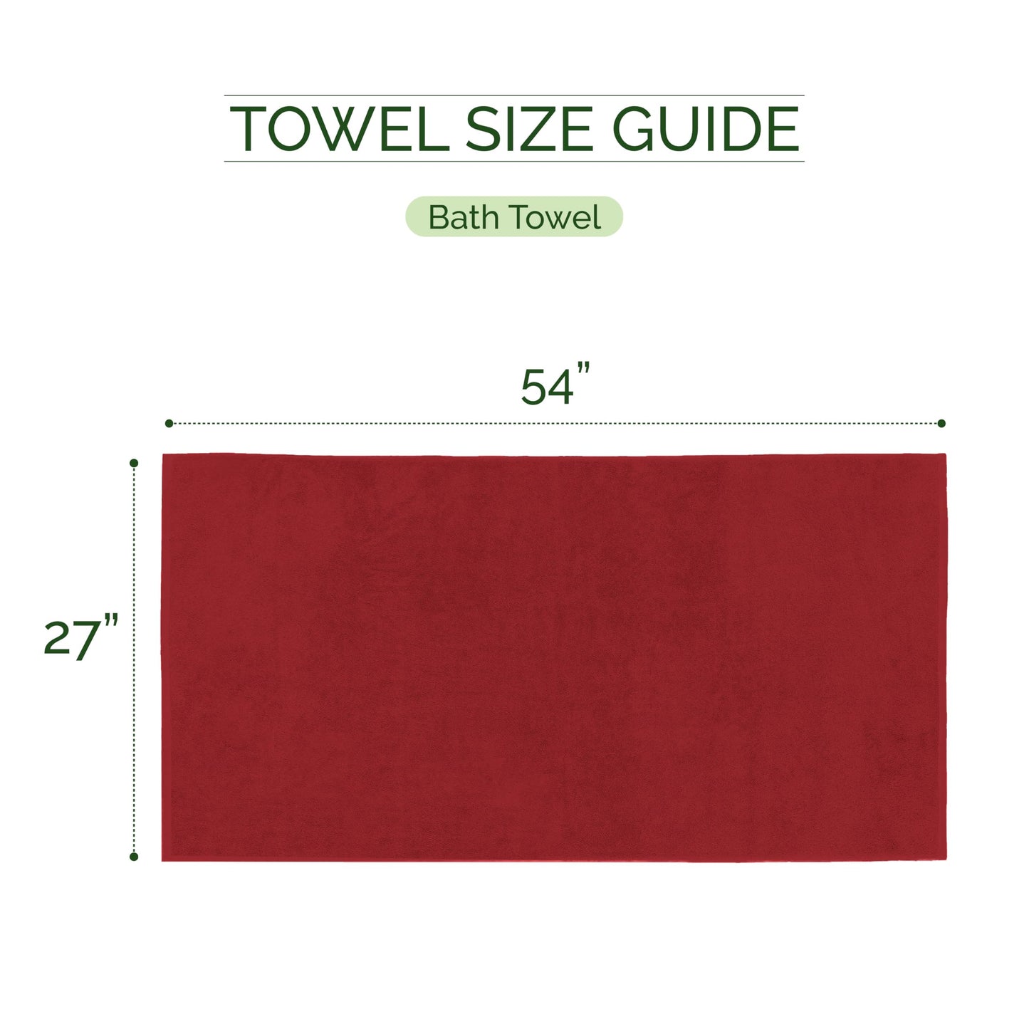 Elegant Comfort Three Line Popcorn Towel Set for Bathroom 27 x 54 inches, Premium Hotel Quality 2-Pack Bath Towels, 100% Turkish Cotton, Soft…