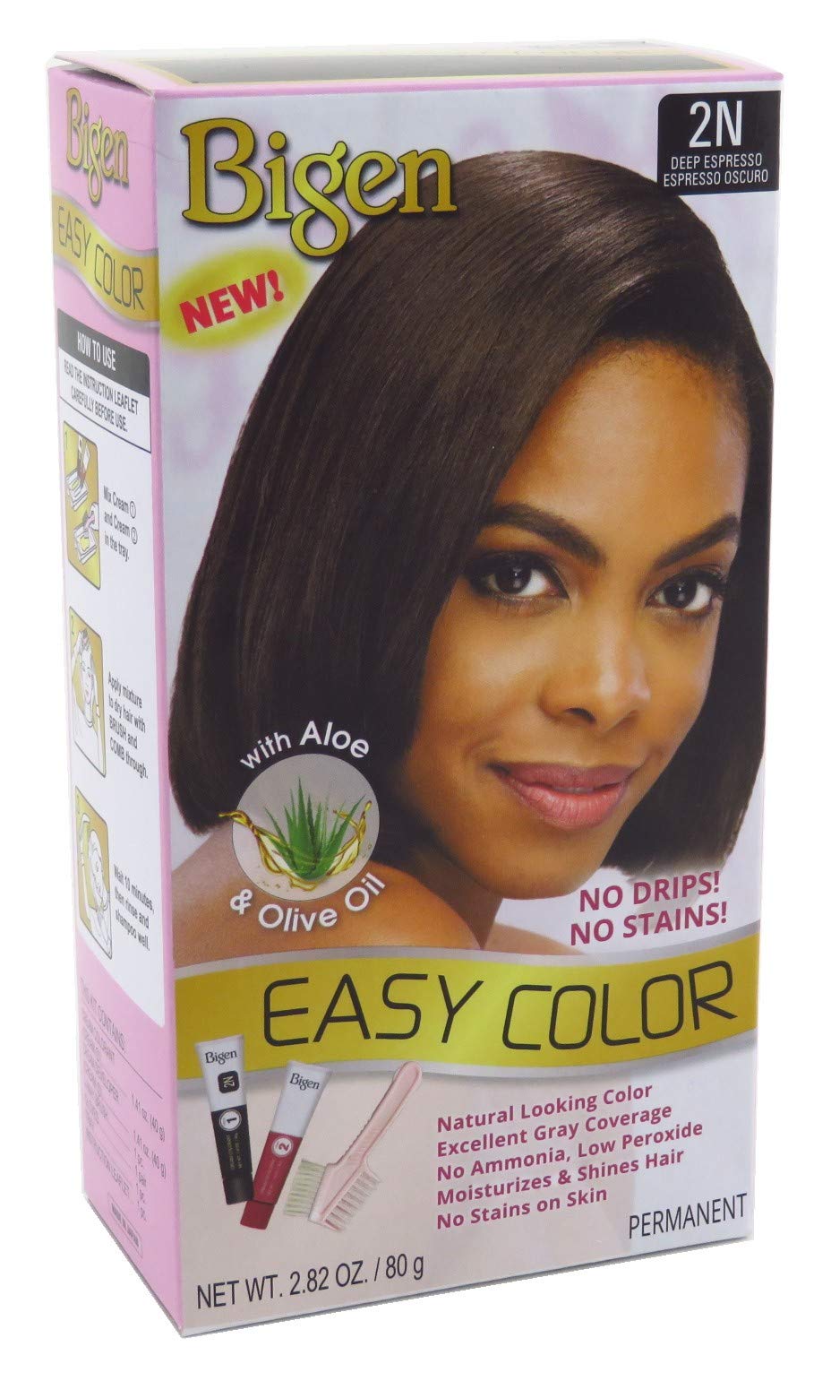 Bigen Easy Color #2N Deep Espresso 2.82 Ounce (3 Pack)