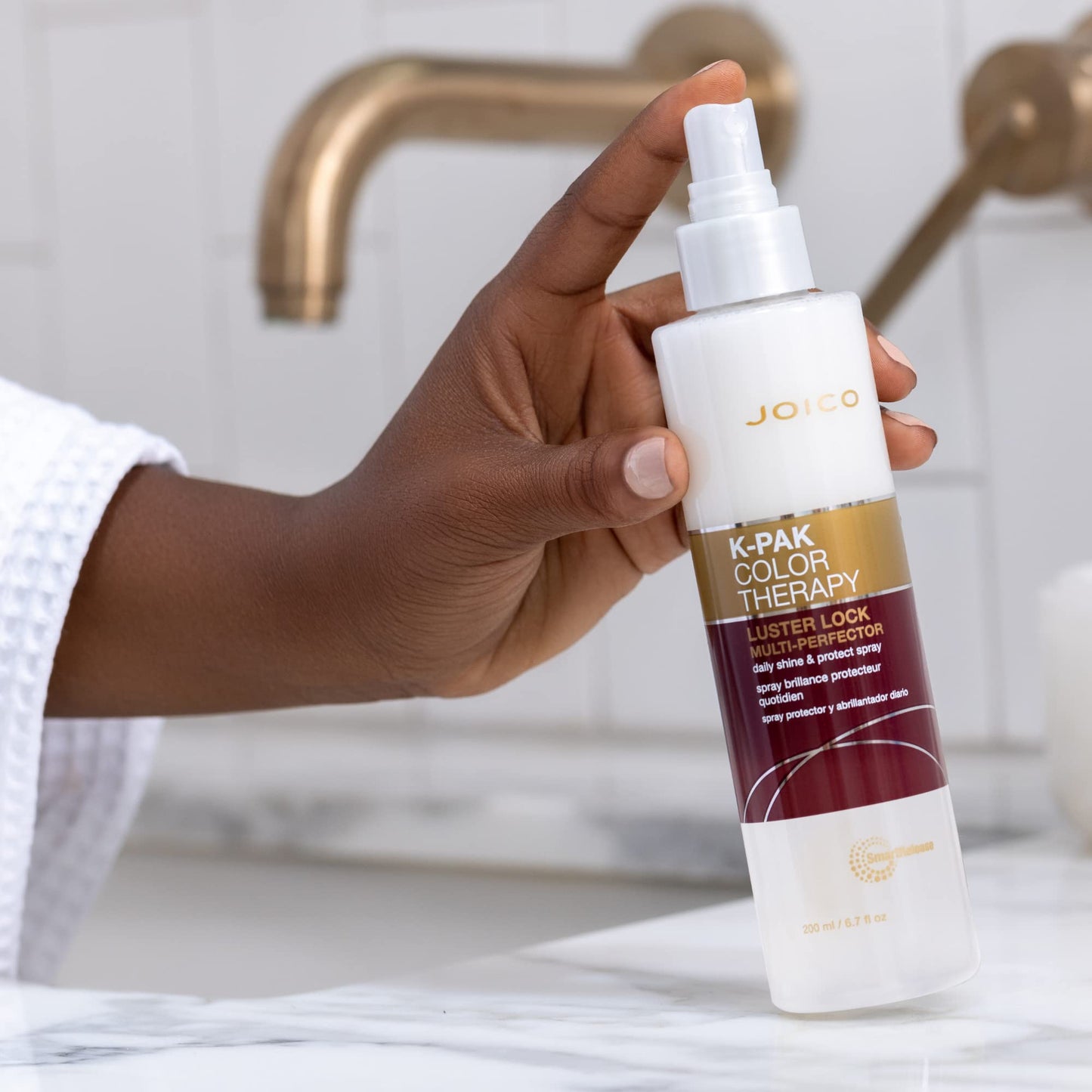 Joico K-PAK Color Therapy Luster Lock Multi-Perfector Daily Shine & Protect Spray|For Color-Treated Hair|Instantly Detangle|Control Frizz|Boost