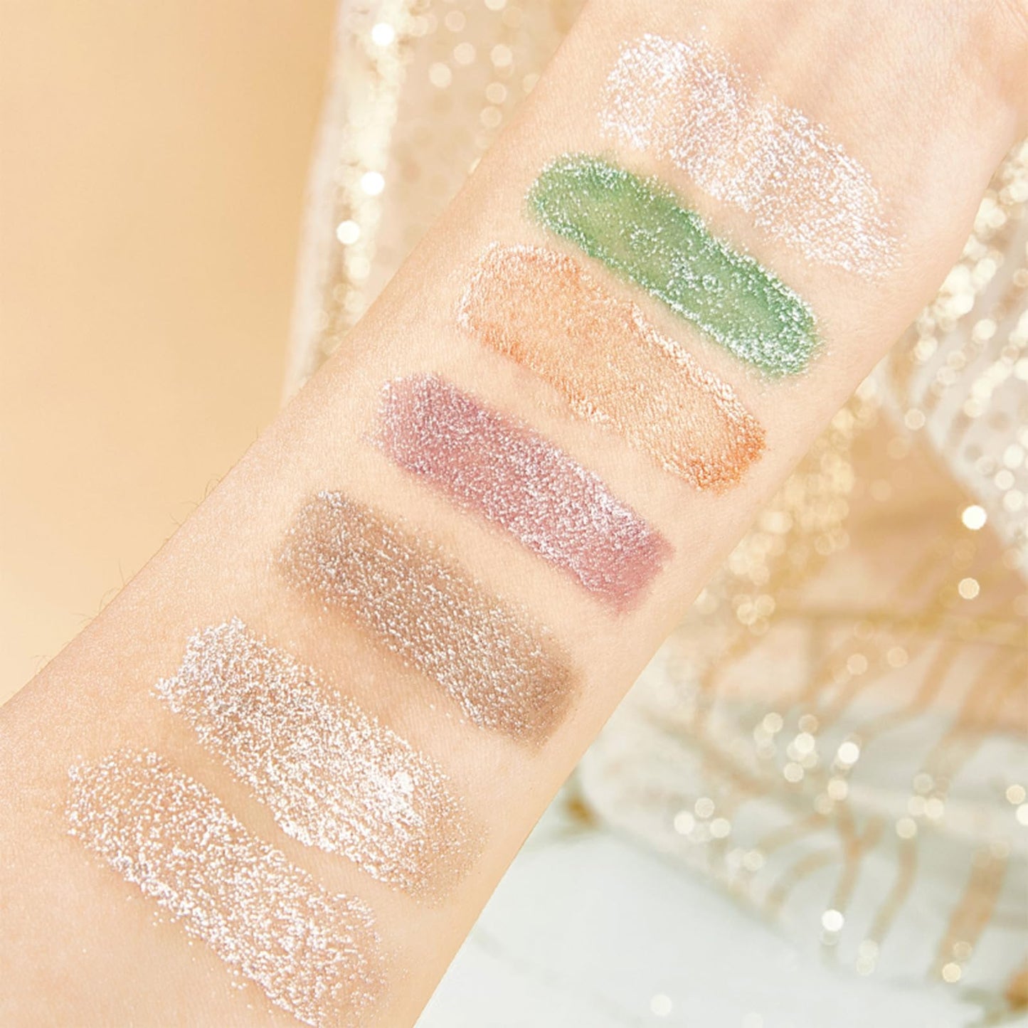 Gold Mascara for Eyelashes,Colorful Mascara Waterproof Long Lasting Eye Lash Mascara Shiny Sparkle Diamond Mascara Smudge-proof