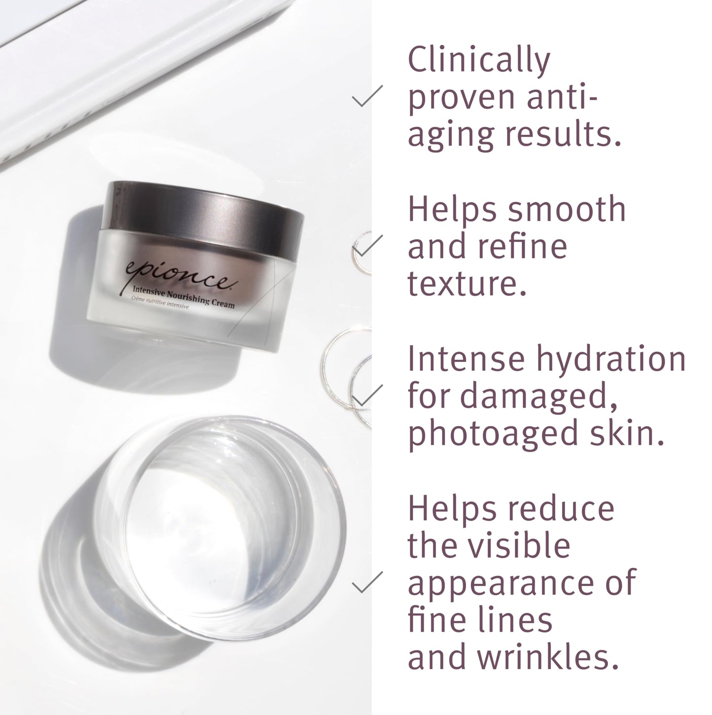 Epionce Intensive Nourishing Cream - Rich Anti-Aging Moisturizer for Face, Neck & Décolletage | Ceramides, Glycerin & Squalene | Targets Fine Lines