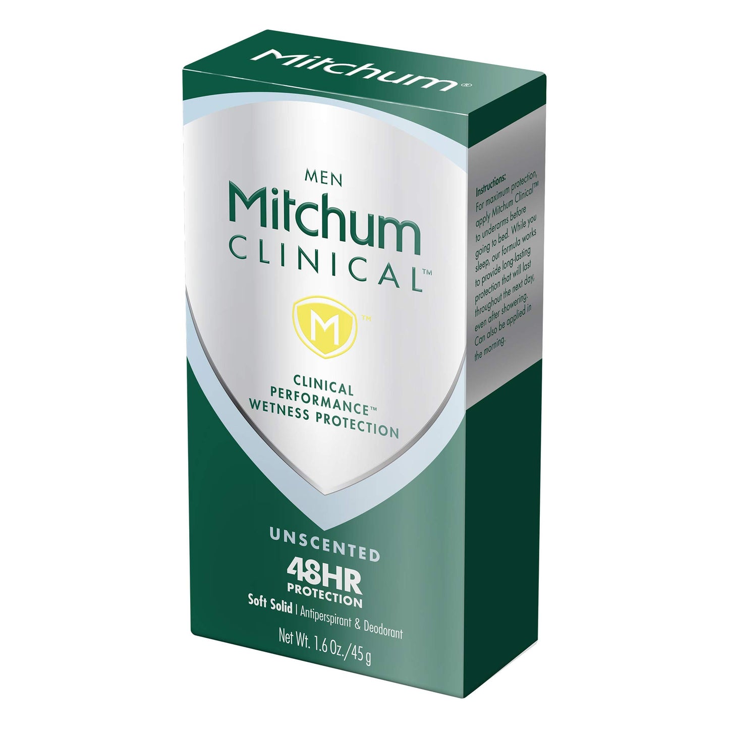 Mitchum Men Clinical Soft Solid Antiperspirant Deodorant,Unscented, 1.6 Ounce Beauty and Personal Care Mitchum