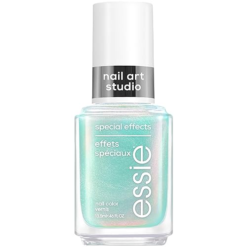 essie Nail Art Studio Special Effects Chrome Polish, Vegan, Aqua Nail Polish, Mystic Marine, 0.46 Fl Oz Beauty & Personal Care essie