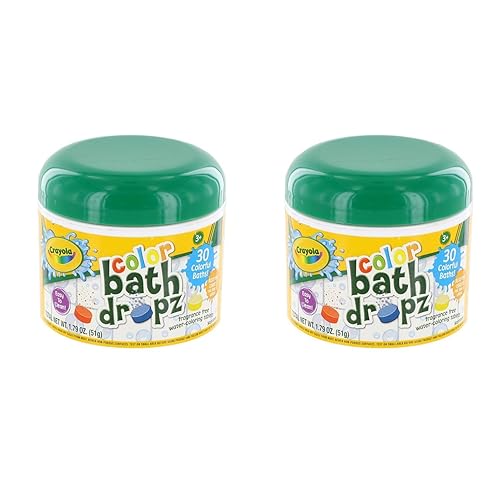 Play Visions Crayola Bath Dropz 2.68 oz,45 tablets (Pack of 2)