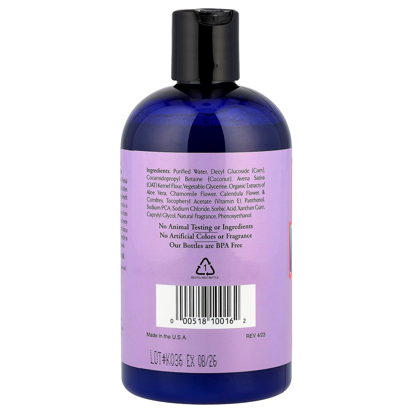 Lavender Scented Colloidal Oatmeal Bath & Body Wash
