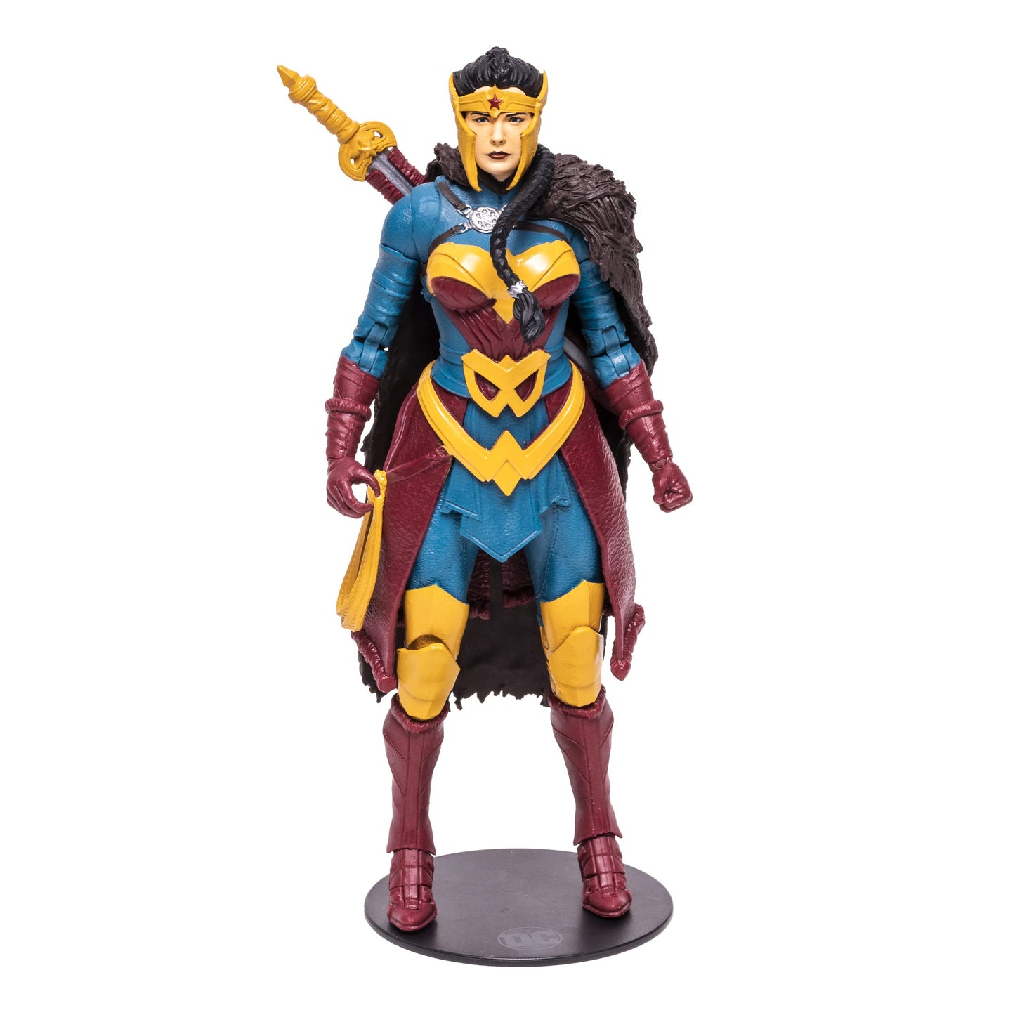 McFarlane Toys DC Multiverse Wonder Woman Endless Winter 7" Action Figure with Build-A Frost King Piece and Accessories
