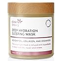 Clean Beauty Deep Hydration Sleeping Face Mask with Rosehip Oil & Collagen - Strengthen Skin & Reduce Fine Lines (4 oz)