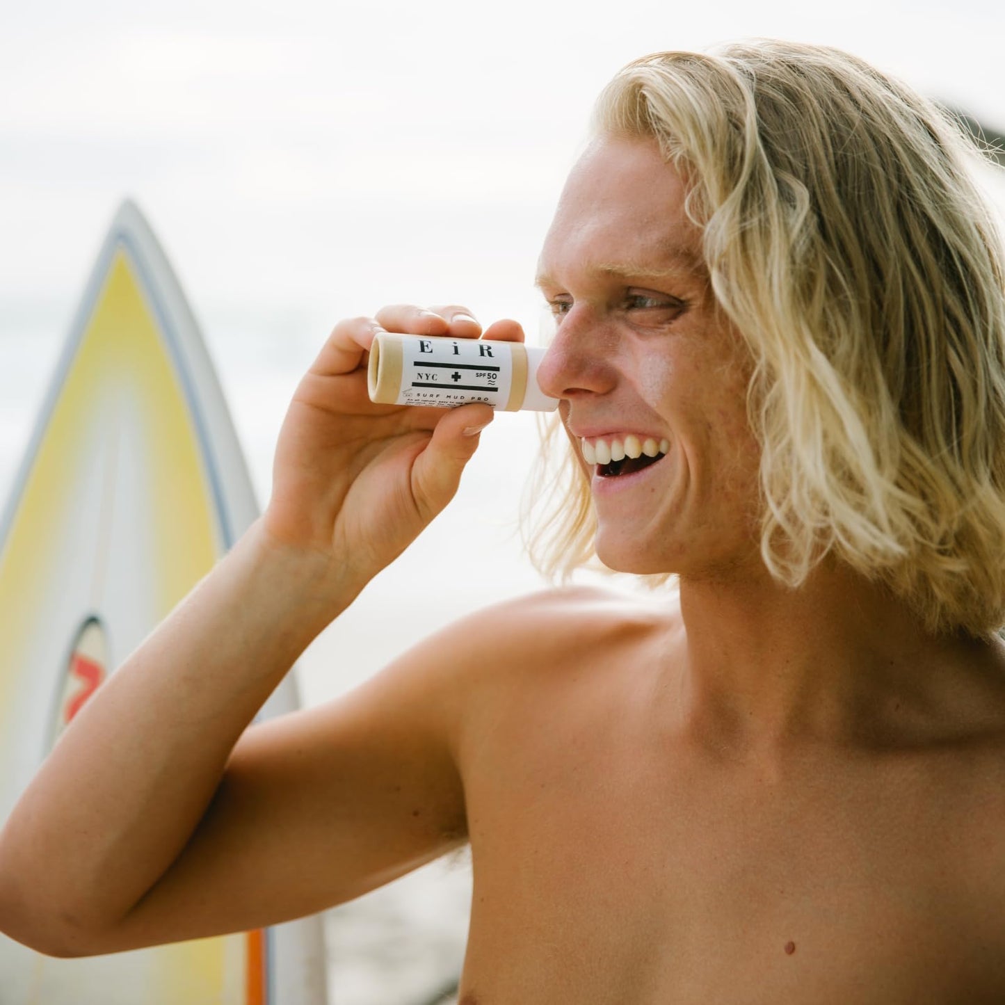 EiR NYC Organic Surf Mud Pro Sunscreen Stick - Non-Nano Zinc Oxide - Cruelty Free - Coconut, 1.5 Oz