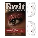 Fazit Makeup Patches - Sweetheart Wing Eyes - Glow Up Make-Up Patches - Cute Glitter Makeup Accessories for Women - Cosmetic Glitter for Face