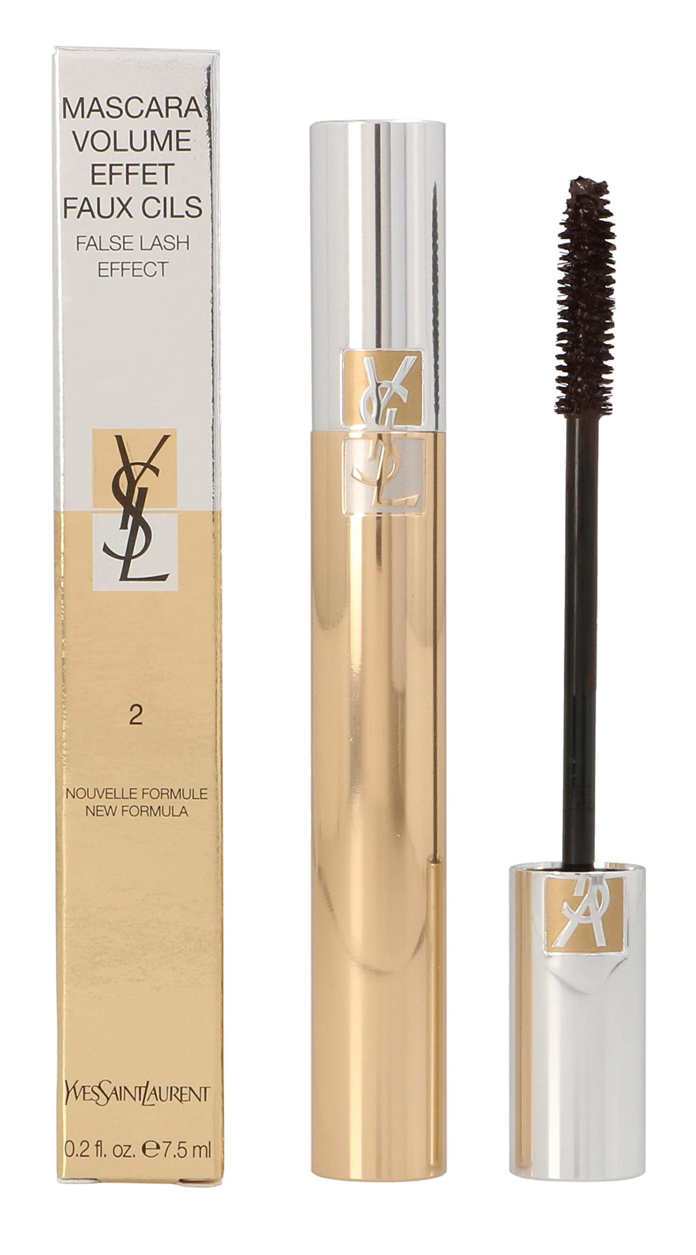 Yves Saint Laurent Volume Effect Faux Cils Luxurious Mascara for Women, Rich Brown, 0.2 Ounce,C-YS-035-Y0