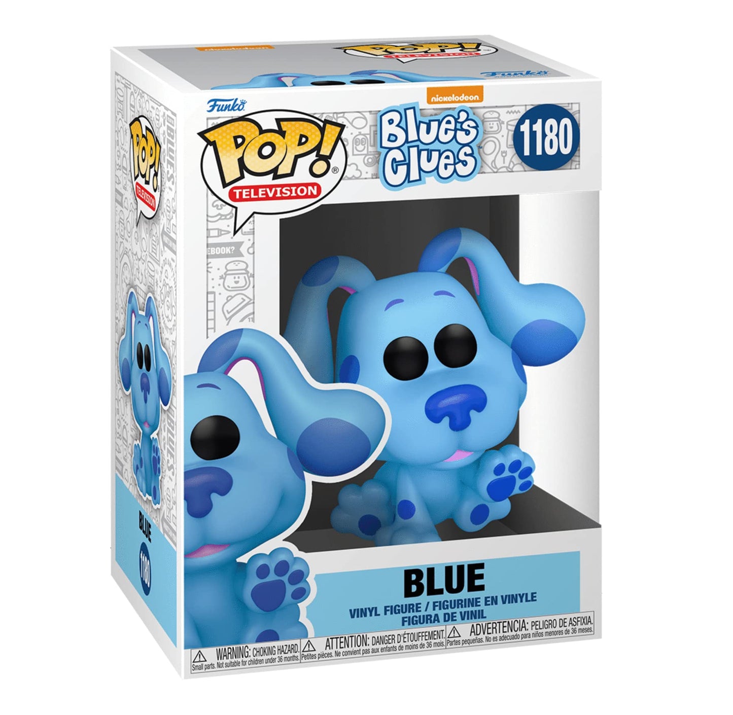 Funko Nickelodeon Blues Clues Pop! Television Blue (Flocked) Vinyl Figure