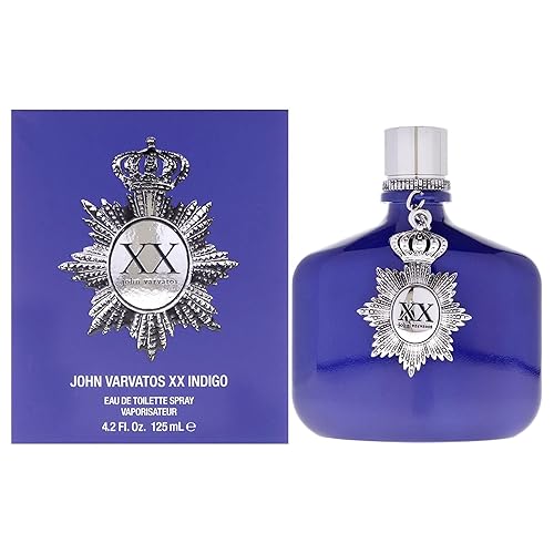 John Varvatos Men's Cologne, XX Indigo Eau de Toilette EDT Spray, 4.2 fl oz