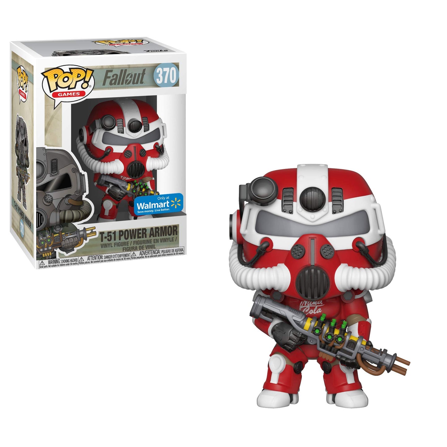 Funko Pop Games Fallout T-51 Power Armor Nuka Cola Limited Edition Vinyl Figurine