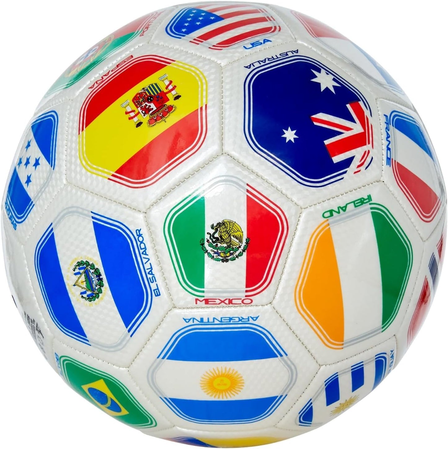 Tripact Inc World Cup World Flags Official Size 5 Soccer Ball
