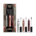 NYX LIP LINGERIE TRIO GLOSS SHIMMER GLITTER