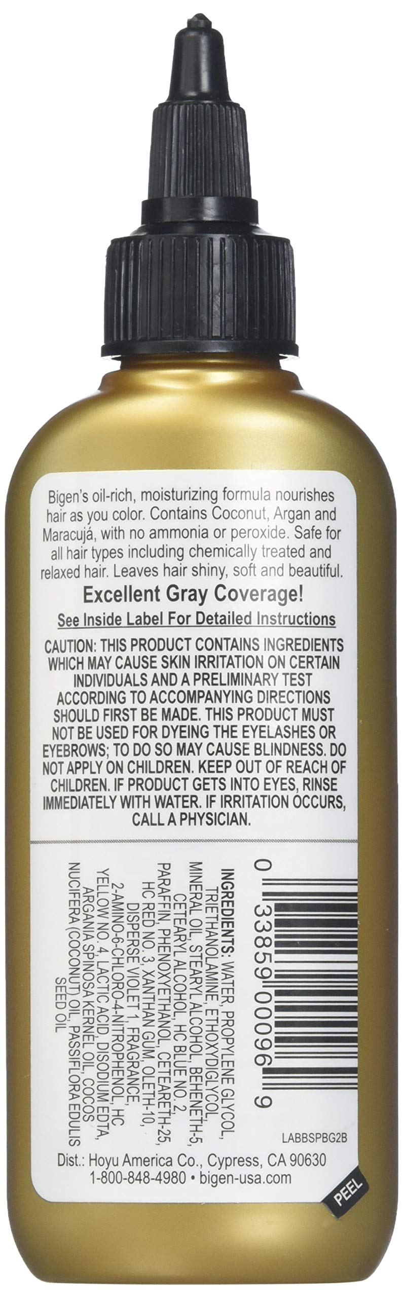 Bigen Semi-Permanent Haircolor #Bg2 Deep Burgundy 3 Ounce (88ml) (2 Pack)
