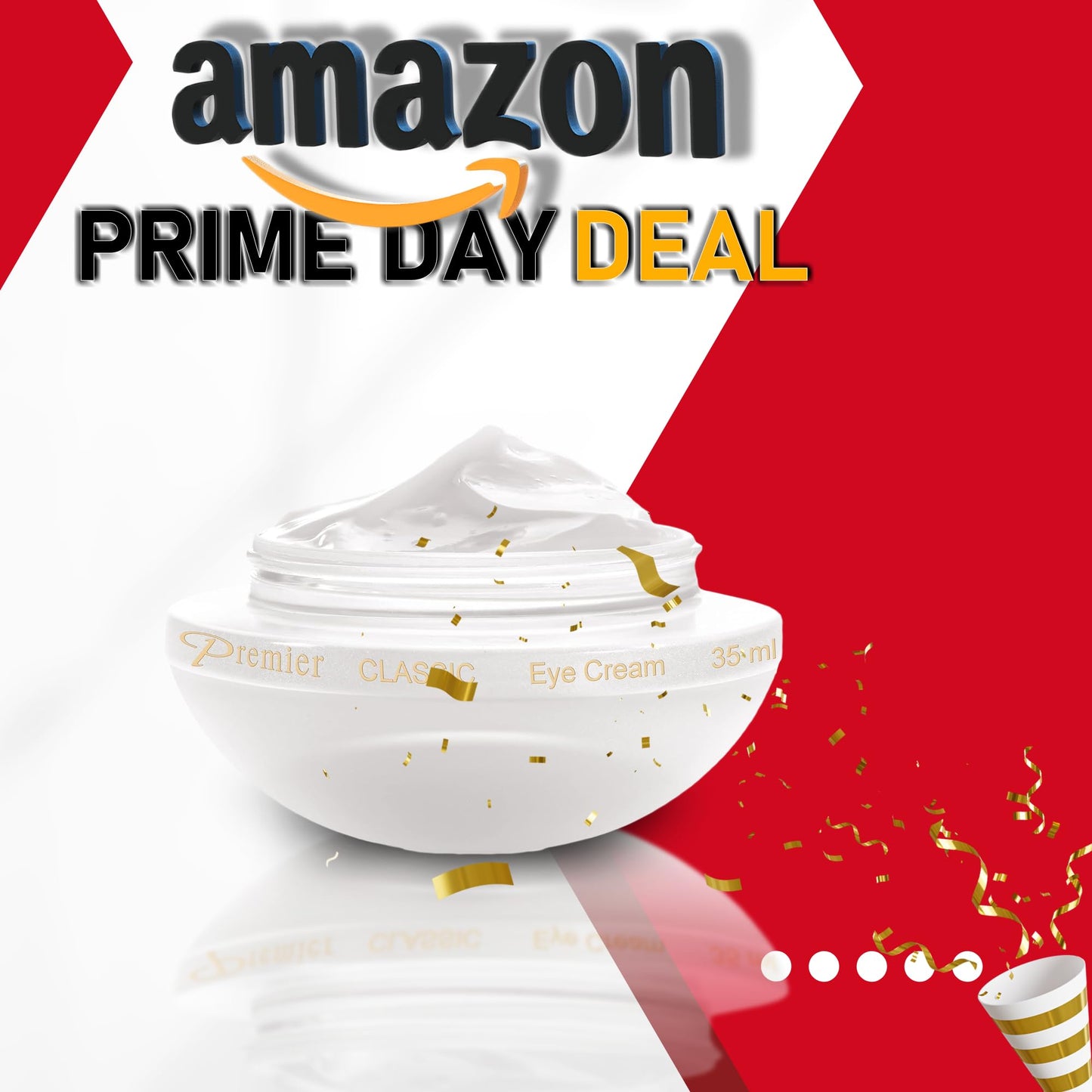 Premier Dead Sea Eye Cream, Age defying, Helps minimize wrinkles, Dark circles, sagging skin, Reduce bags, vitamin A & E, hyaluronic acid, anti-aging Beauty & Personal Care Premier