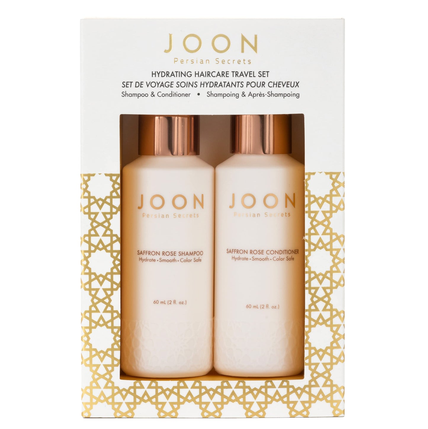 JOON Hydrating Haircare Travel Set - 2oz Shampoo and Conditioner Kit