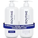 Routine Wellness 1 Liter Anti-Thinning Volumizing Shampoo and Conditioner Set for Thinning Hair & Hair Loss - Grow Your Confidence with Biotin & DHT