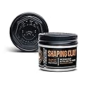 GIBS Shaping Clay, PHANTOM-Medium Hold, Ultra Matte Finish, Water Based, Great for Soft and Natural Looks 4oz