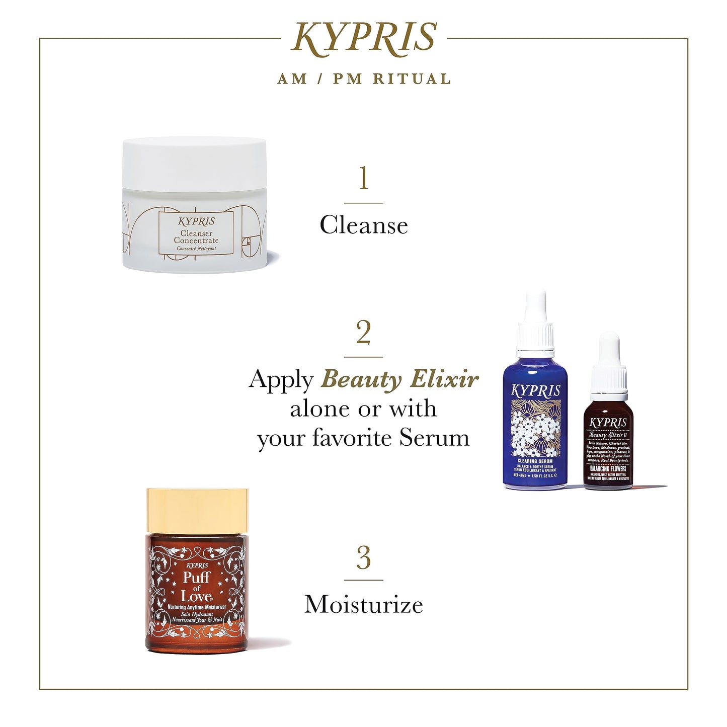 KYPRIS, Beauty Elixir II: Balancing Flowers Moisturizing Face Oil, Bioidentical Antioxidant Complex w CoQ10 & Vitamin C Ester THD Jasmine Lavender…