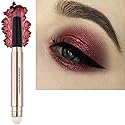Metiplou Red Eyeshadow Stick Eyeliner pencil For Eye Makeup Cream Shimmer Smooth Glitter Dark Light Matte Single Crayon Primer Palette Hypoallergenic