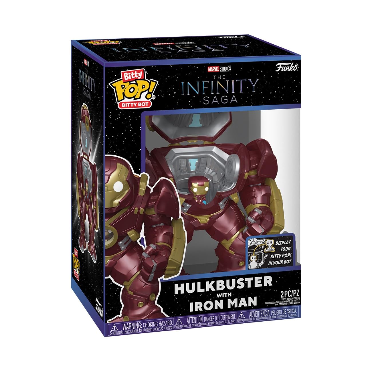 Funko Pop! Bitty Bots: Marvel - Hulkbuster with Iron Man