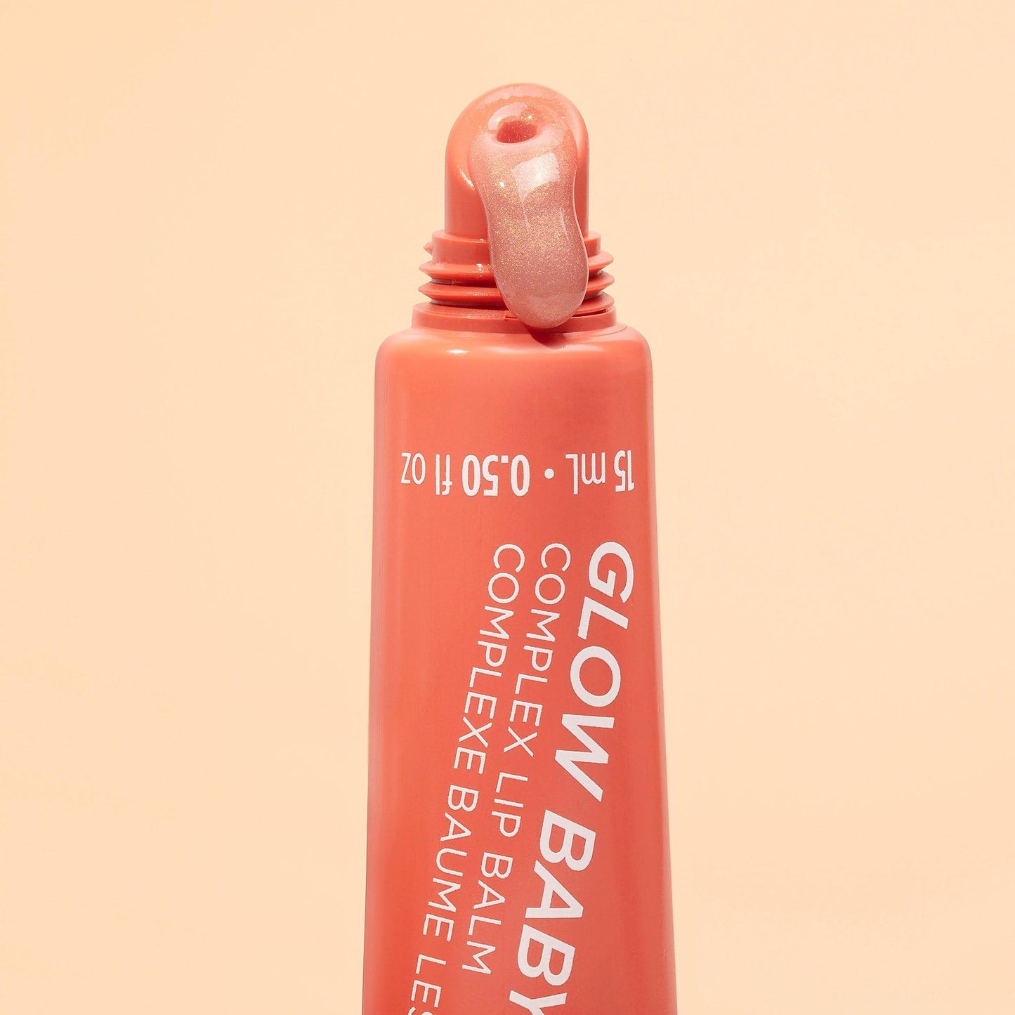 Pacifica Glow Baby Lip Balm - Vitamin C Infused Hydrating Balm with Coral Shimmer, Moisturizes & Revives Dry Chapped Lips, Plant Squalane & Oils