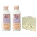 Bath & Body Works Champagne Toast 2 Pack Mini Moisturizing Conditioner Bundle with a Natural Oats Sample Soap - Travel Size
