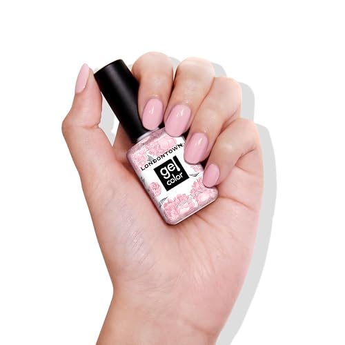 LONDONTOWN UV/LED Gel Nail Polish, Sheer Petal Pink, Magnolia Haze, 0.4 Fl Oz, Long Lasting, Chip Resistant High Shine Color Beauty & Personal Care LONDONTOWN