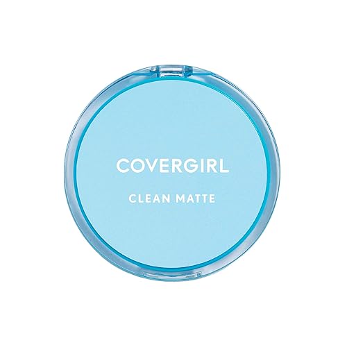 COVERGIRL Clean Oil Control Pressed Powder, Warm Beige 545, 0.35 Ounce Pan (Pack of 2)