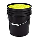 Handy Art UV Neon Event Paint, Yellow, 5 Gallon Bucket, Blacklight Glow Paint for Parties, Raves, Festivals, Splash Painting, Washable Easy Clean Up