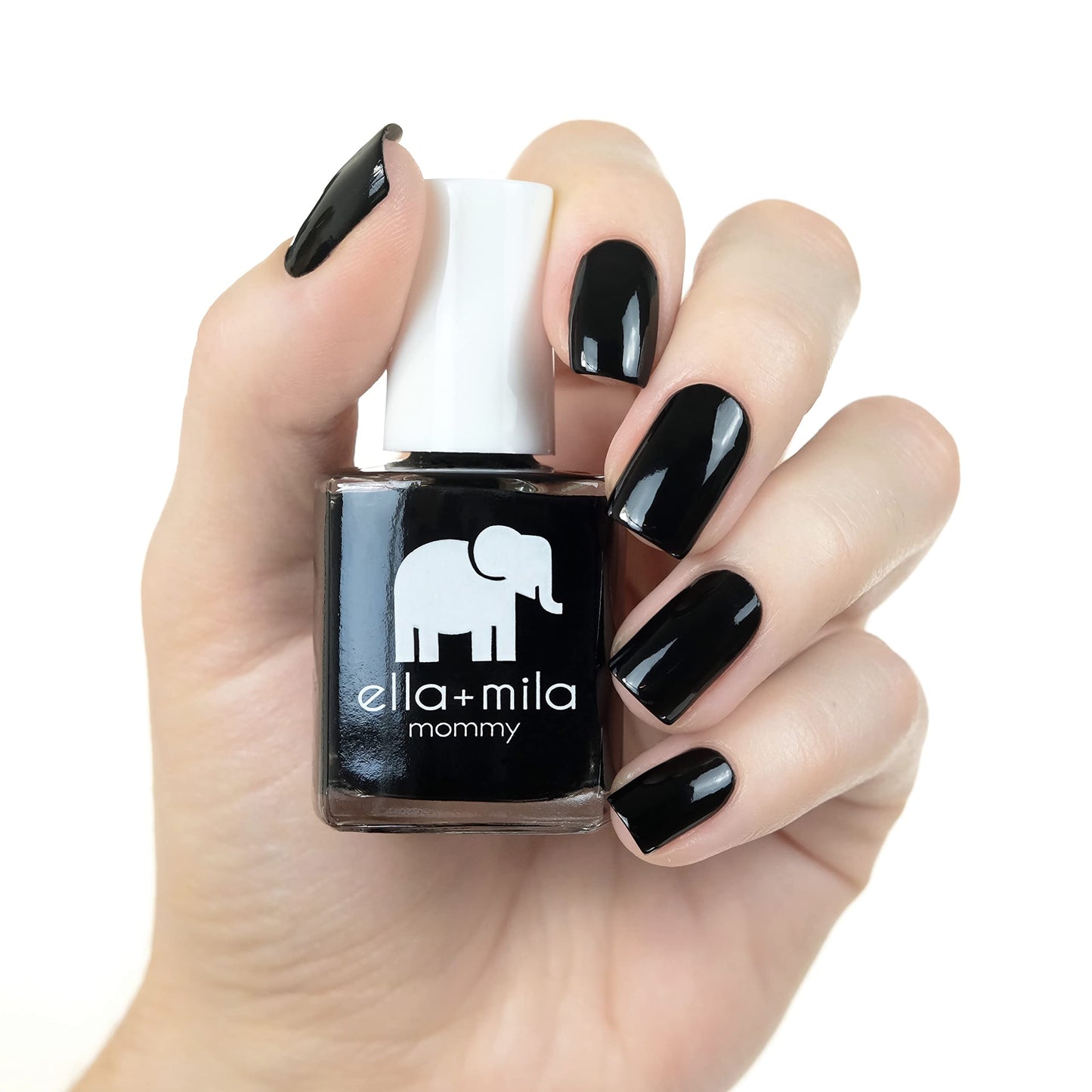 ella+mila Professional Quick Dry Long-Lasting & Chip-Resistant Nail Polish - Mommy Collection Lights Out - 0.45 fl oz Beauty & Personal Care ella+mila